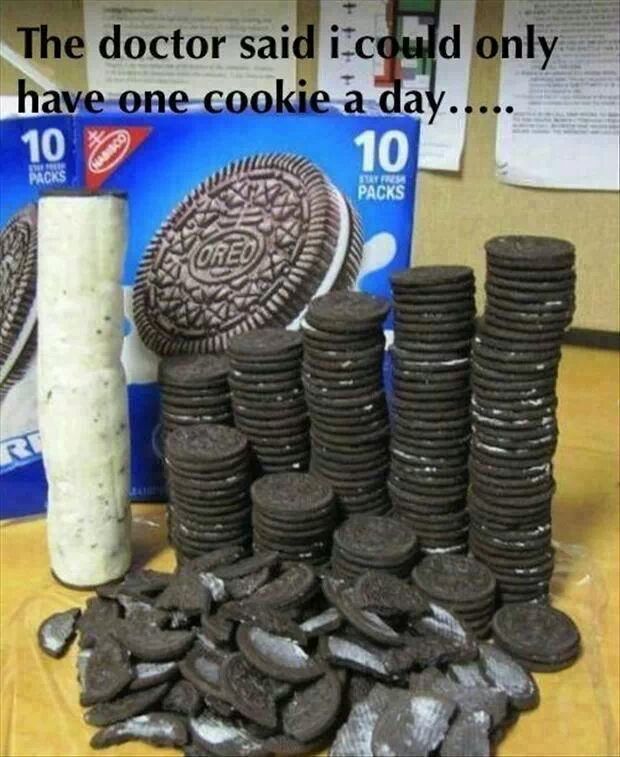 one cookie a day - meme