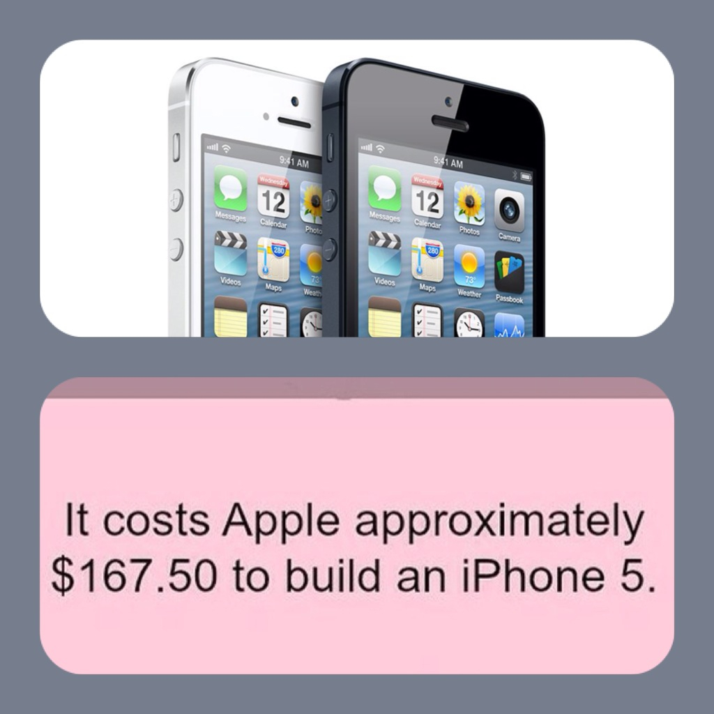 iPhone 5 actual price - meme