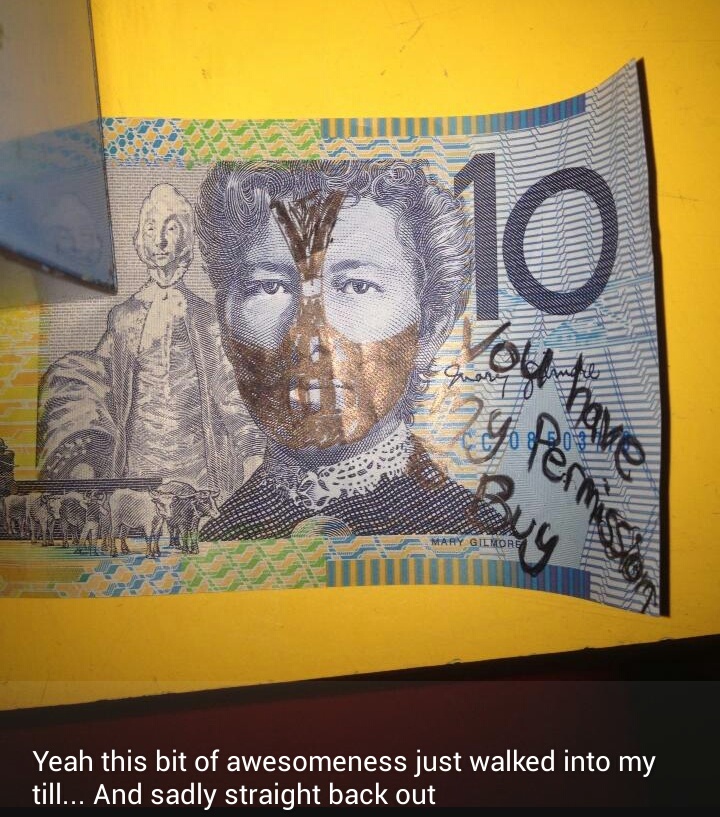 Australian $10 - meme
