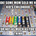 your childhood sold for a few dollors
