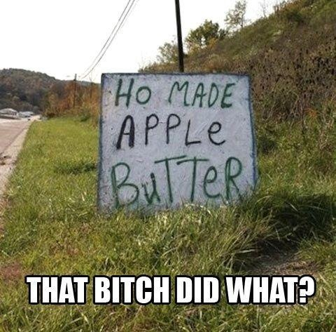 Apple butter - meme