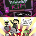 INVADER KIM WILL DESTROY AMERICA!!! (Image drawn by me)
