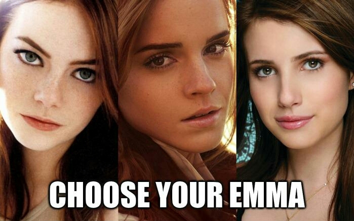 Choose your emma - meme