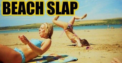 beach slap!! - meme