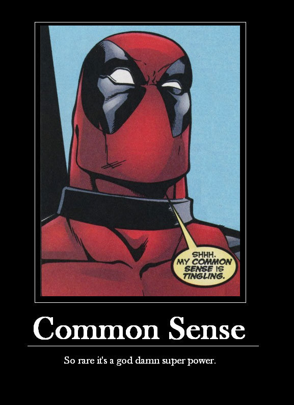 Common sense is what now? - meme