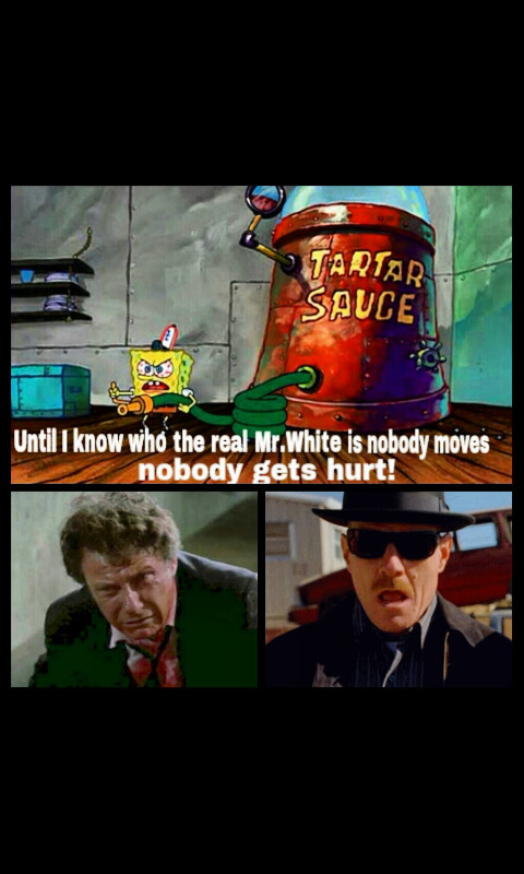 Your Mr.White you have a cool sounding name. - meme