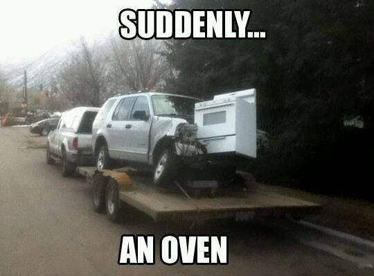 look an oven! - meme