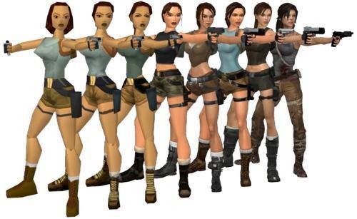 The evolution of Lara - meme