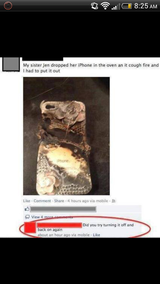 haha that's iPhones for you - meme