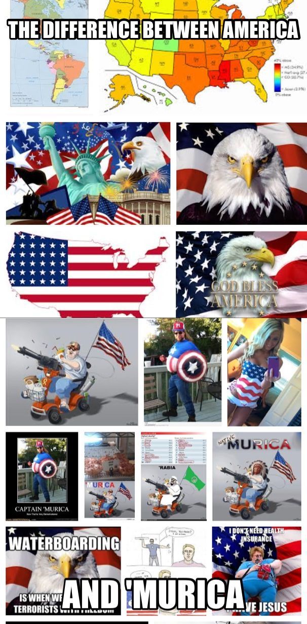 America or 'Murica? - meme