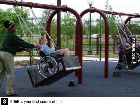 Playground in Germany for handicapped kids - meme