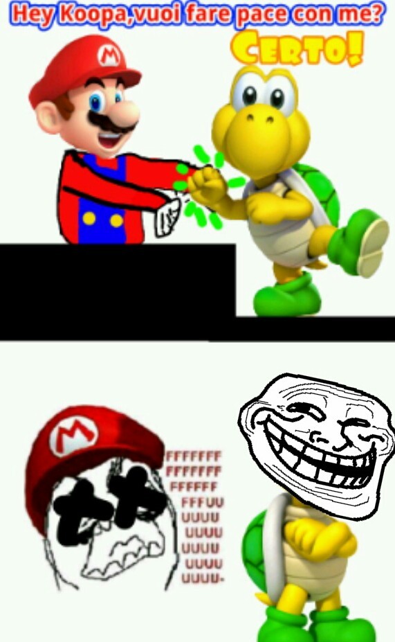 Mario e Koopa - meme