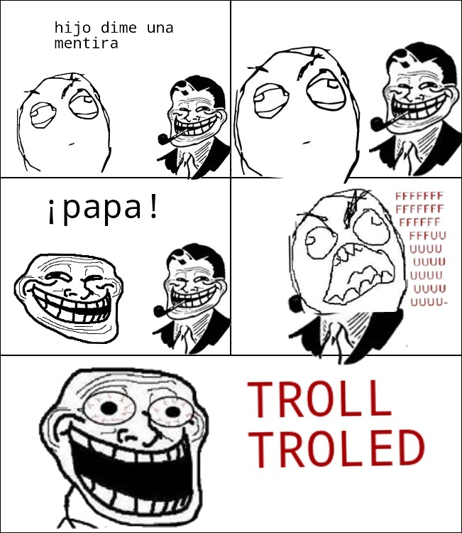 Troll trolled - meme