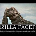 you know it's bad when Godzilla face palms
