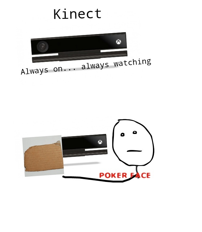 I don't see the problem people have with xbox one Kinect... - meme