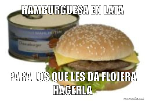 Hamburguesa - meme