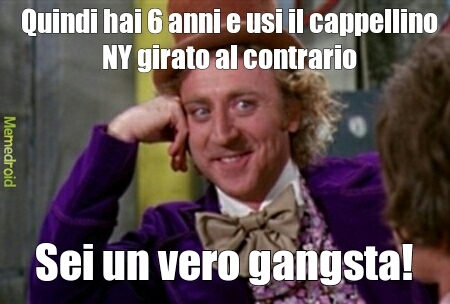 Gangsta(è scritto apposta cosi) - meme