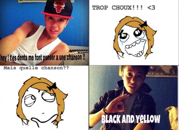 Black and Yellow (Chui con xD) - meme