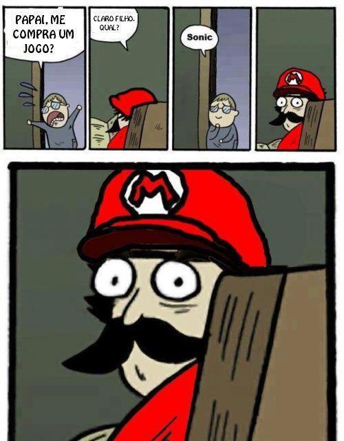 Mario vs Sonic - meme