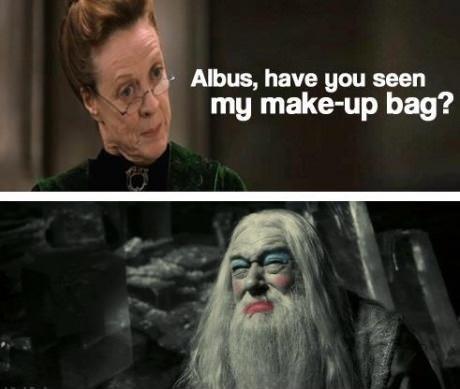 I bet you have read that in her voice.   Mr. Potter - meme