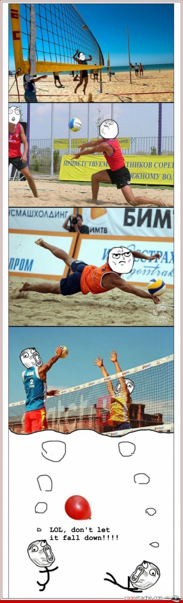 Feel like a volleyballeur - meme