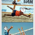Feel like a volleyballeur