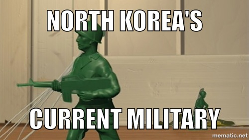 North Korea's military - meme