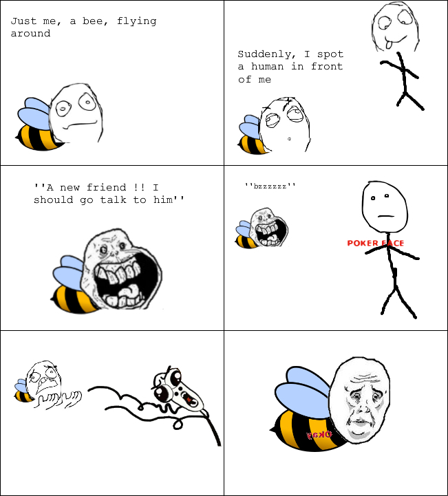 the life of a bee - meme