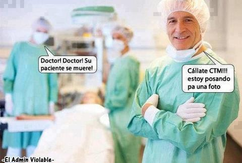 Los doctores d ahora xD - meme