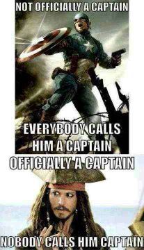 I like Captain Jack Sparrow better - meme