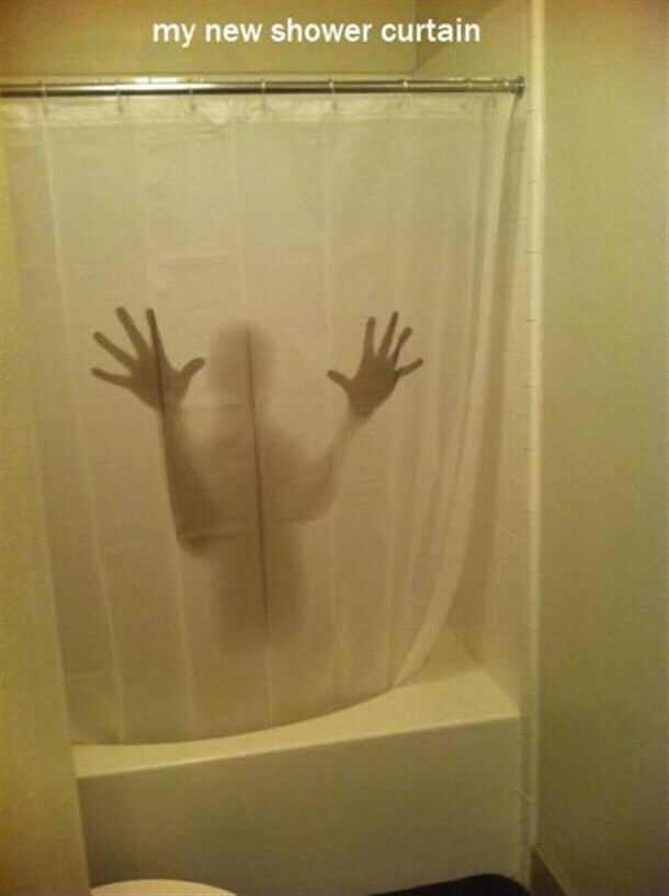 my new shower curtain - meme