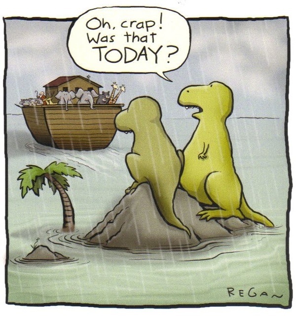 and that's how they went extinct! - meme