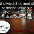 That awkward moment when ...