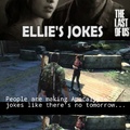 Ellie jokes