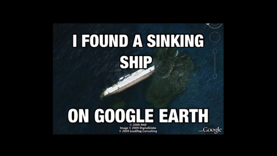 I found a sinking ship.. - meme