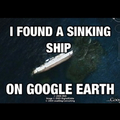 I found a sinking ship..