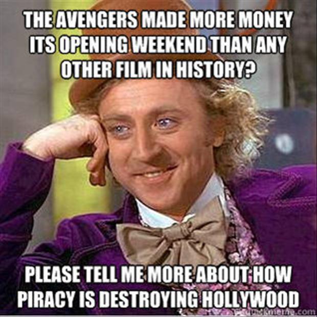 Piracy is not stealing... just borrowing. - meme