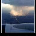 what rain looks like from and airplane