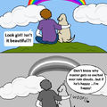 dogs and rainbows