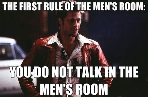 Mens room fact number 1 - meme