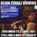 Third comment is asian driver