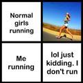 not running