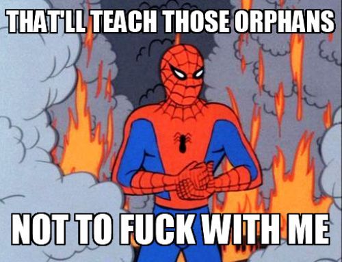 Oh spidey! - meme