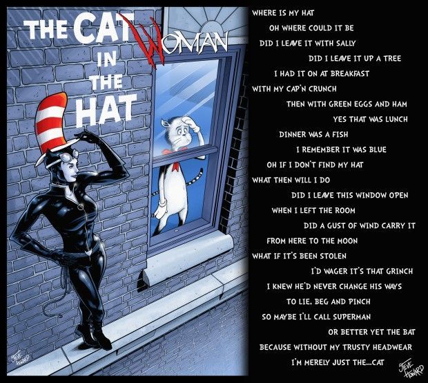 Catwoman & Cat in the Hat - meme