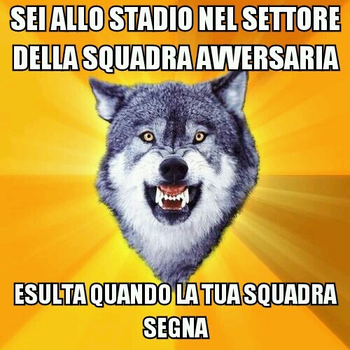 UtilizzoCorretto COURAGE WOLF~BroTrollSiro - meme
