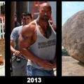 la evolucion de the rock