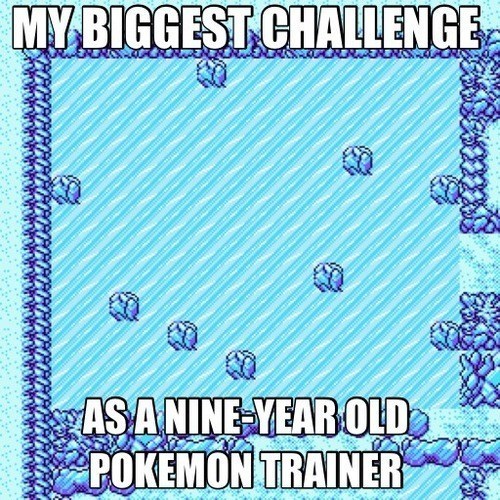 Pokemon trainer problems - meme