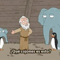 La mescla de un elefante y un pingüino