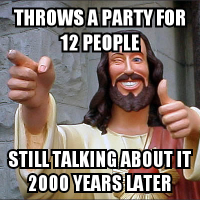 party jesus - meme