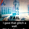 glitches love walls